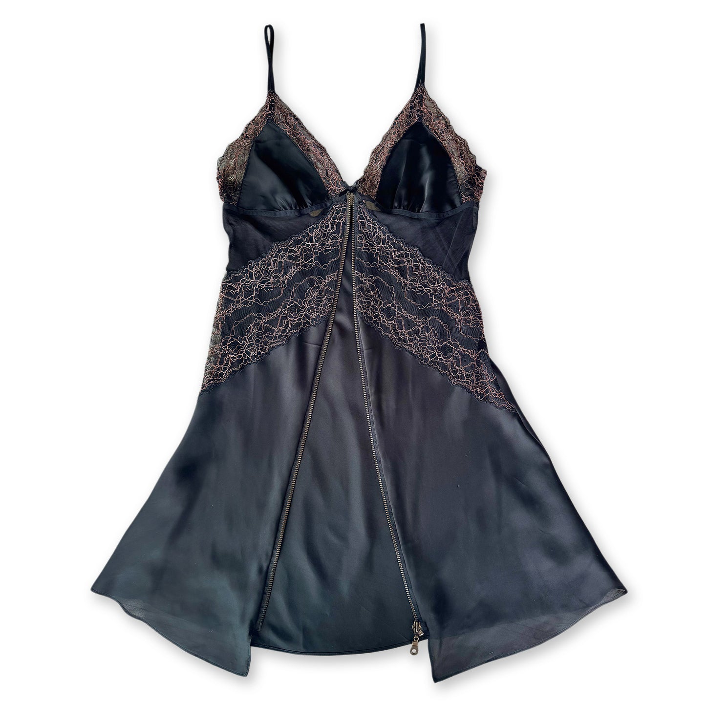Upcycle dress-top "NIGHT ZIP DRESS" 1
