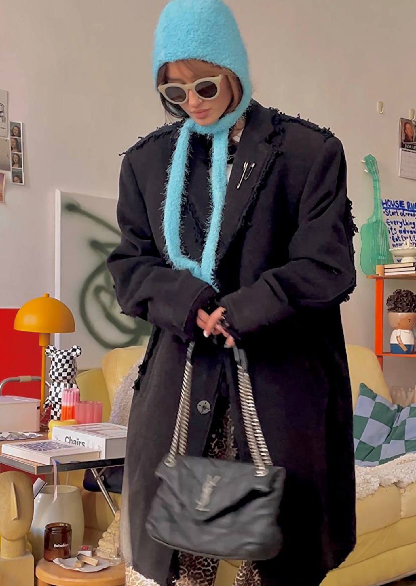Upcycle wool greatcoat "FRANKIE”