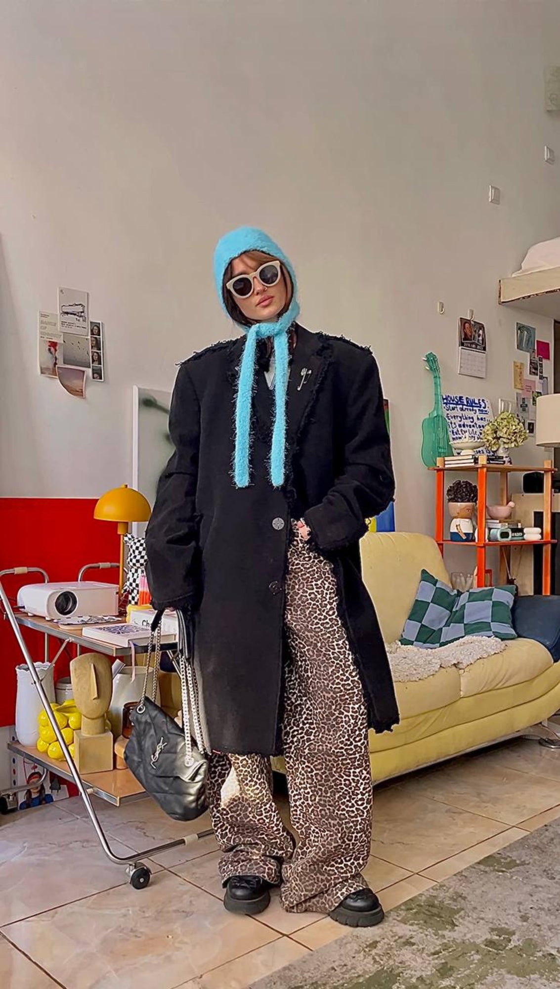 Upcycle wool greatcoat "FRANKIE”
