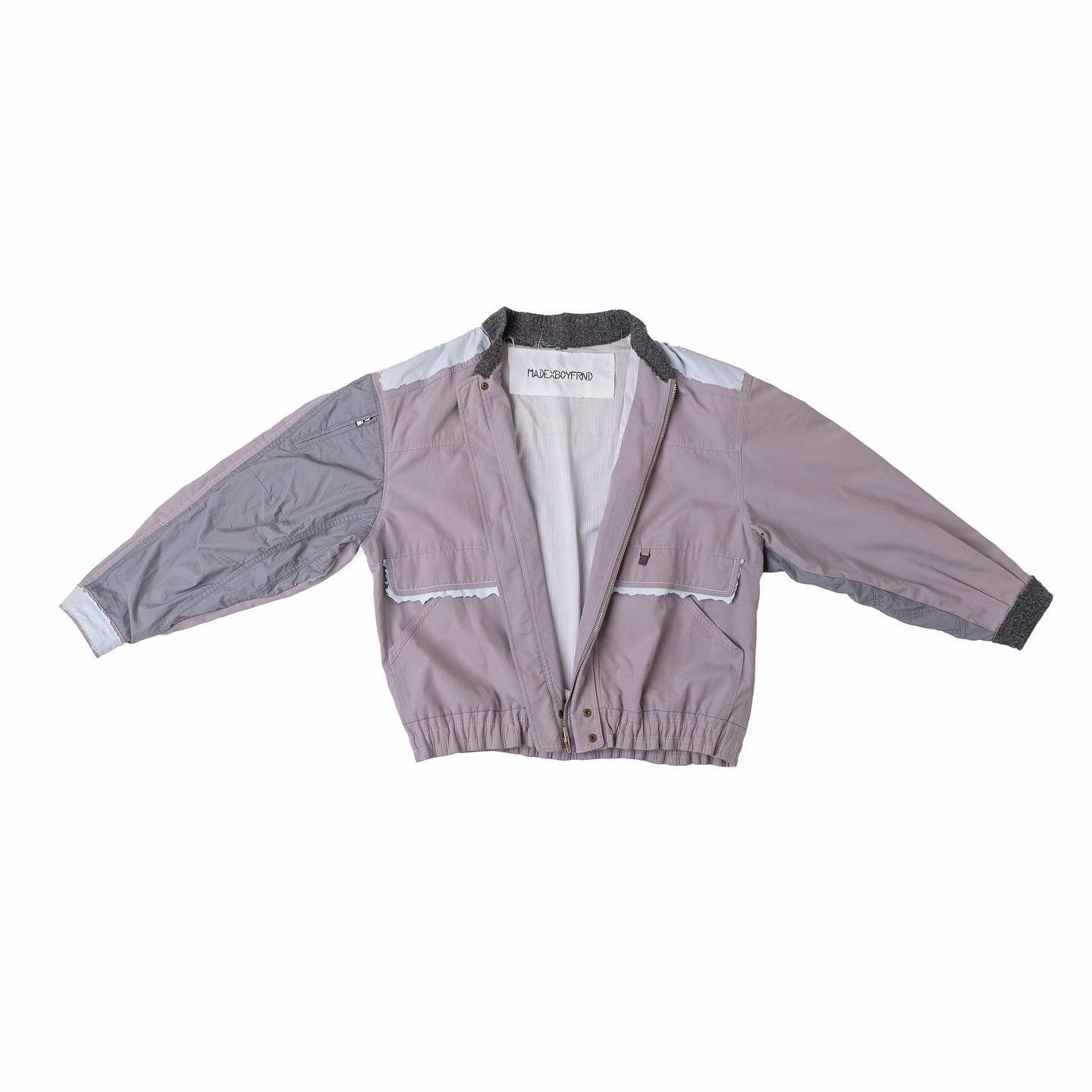 Upcycled "Cloudy Bomber" jacket