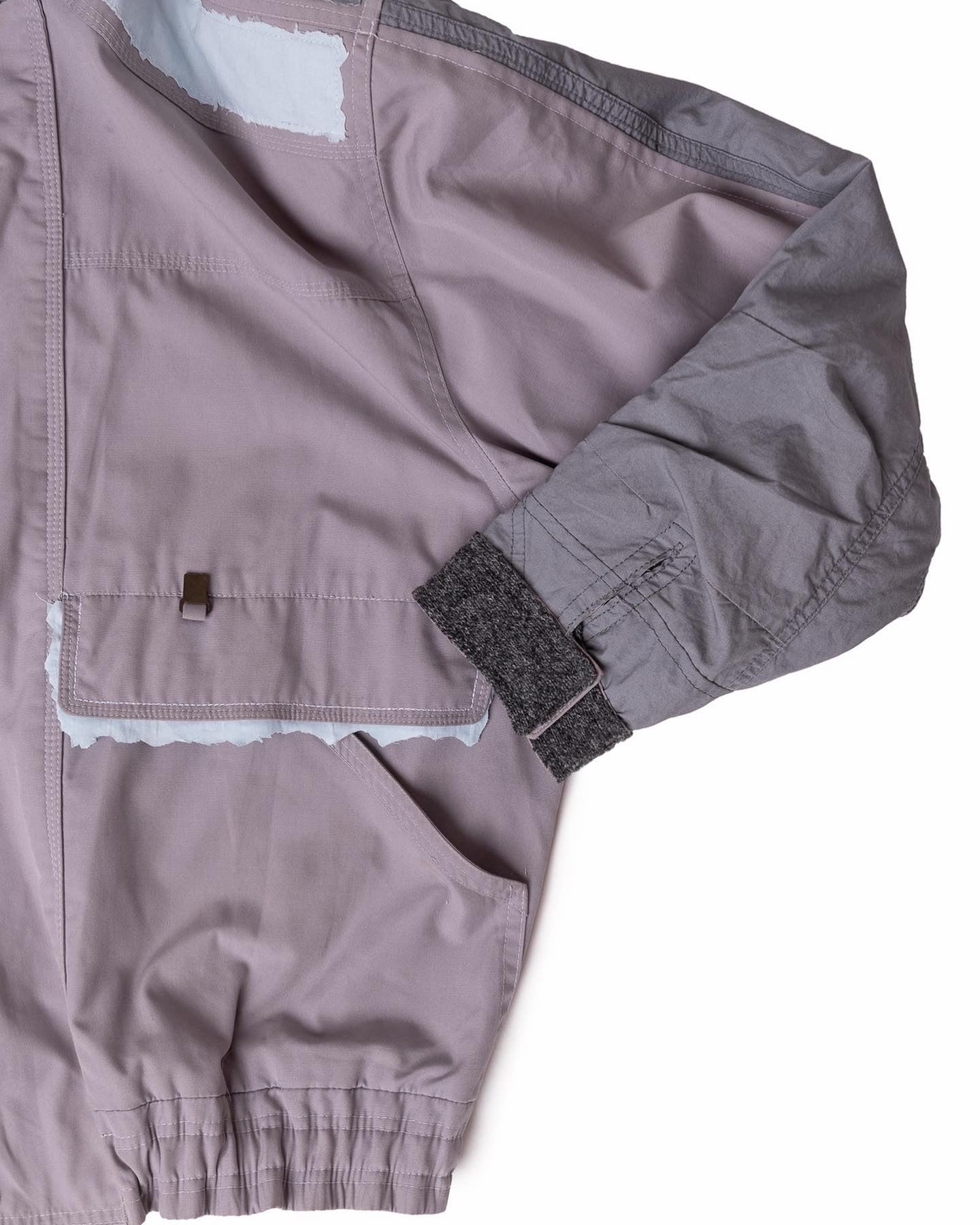 Upcycled "Cloudy Bomber" jacket
