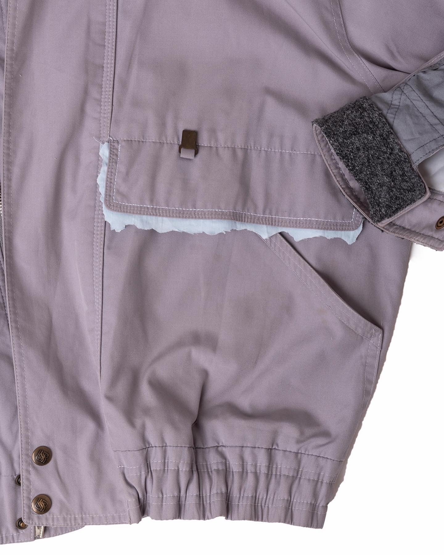 Upcycled "Cloudy Bomber" jacket