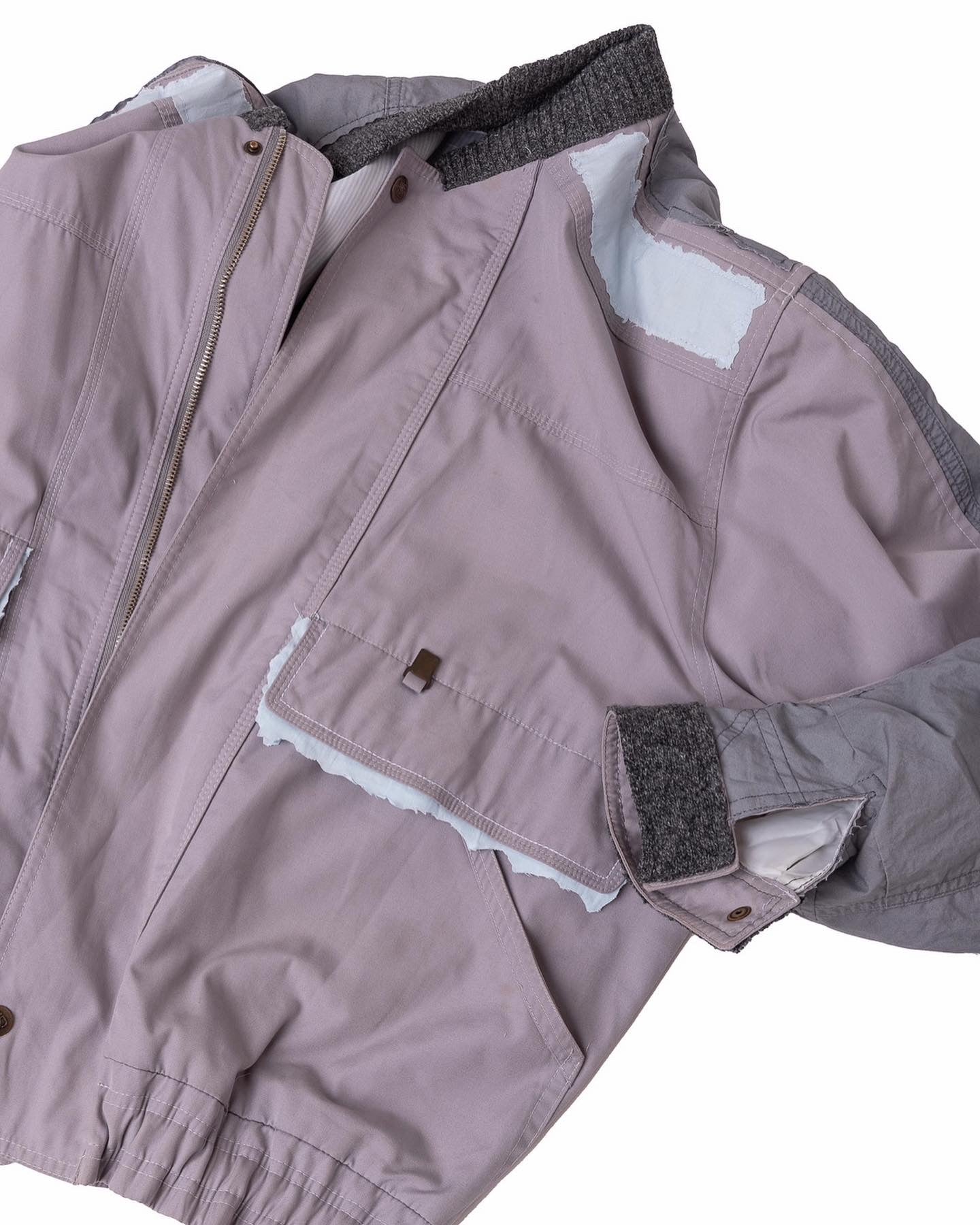 Upcycled "Cloudy Bomber" jacket