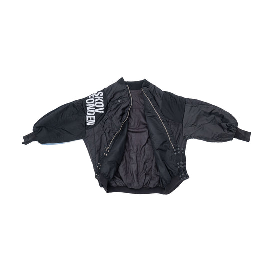 Upcycled "Football Rebel" 2-sides Bomber Jacket
