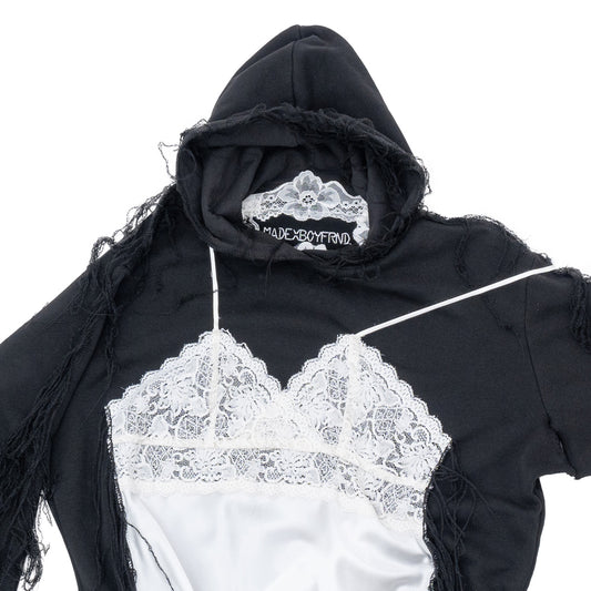 Upcycle hoodie-dress "SPORT MARKIZA"