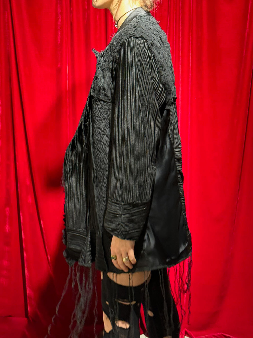 Upcycled Black Jacket