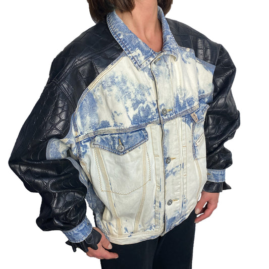 Upcycled Jeans bomber