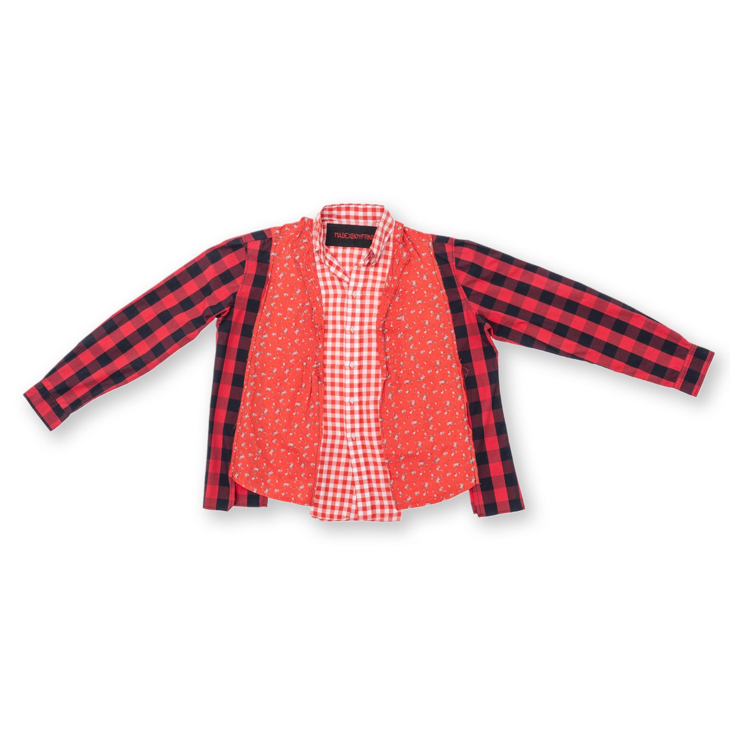 UPCYCLE SHIRT "RED TRIP" TRIO