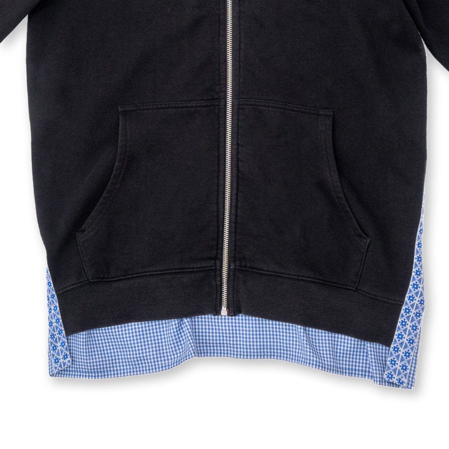 Upcycled "HOODIE X SHIRT"