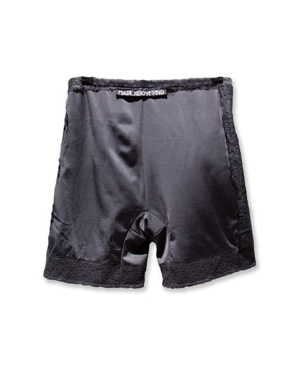 Upcycled "Sporty black" cycling shorts