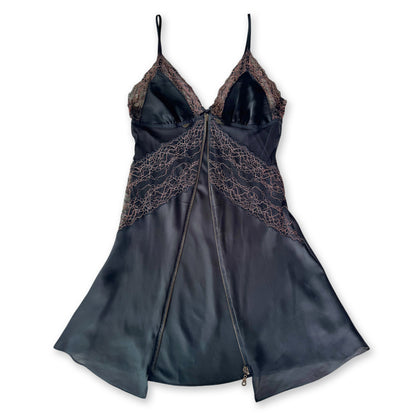 Upcycle dress-top "NIGHT ZIP DRESS" 1