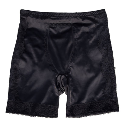 Upcycled "Bike shorts" with embroidered lace