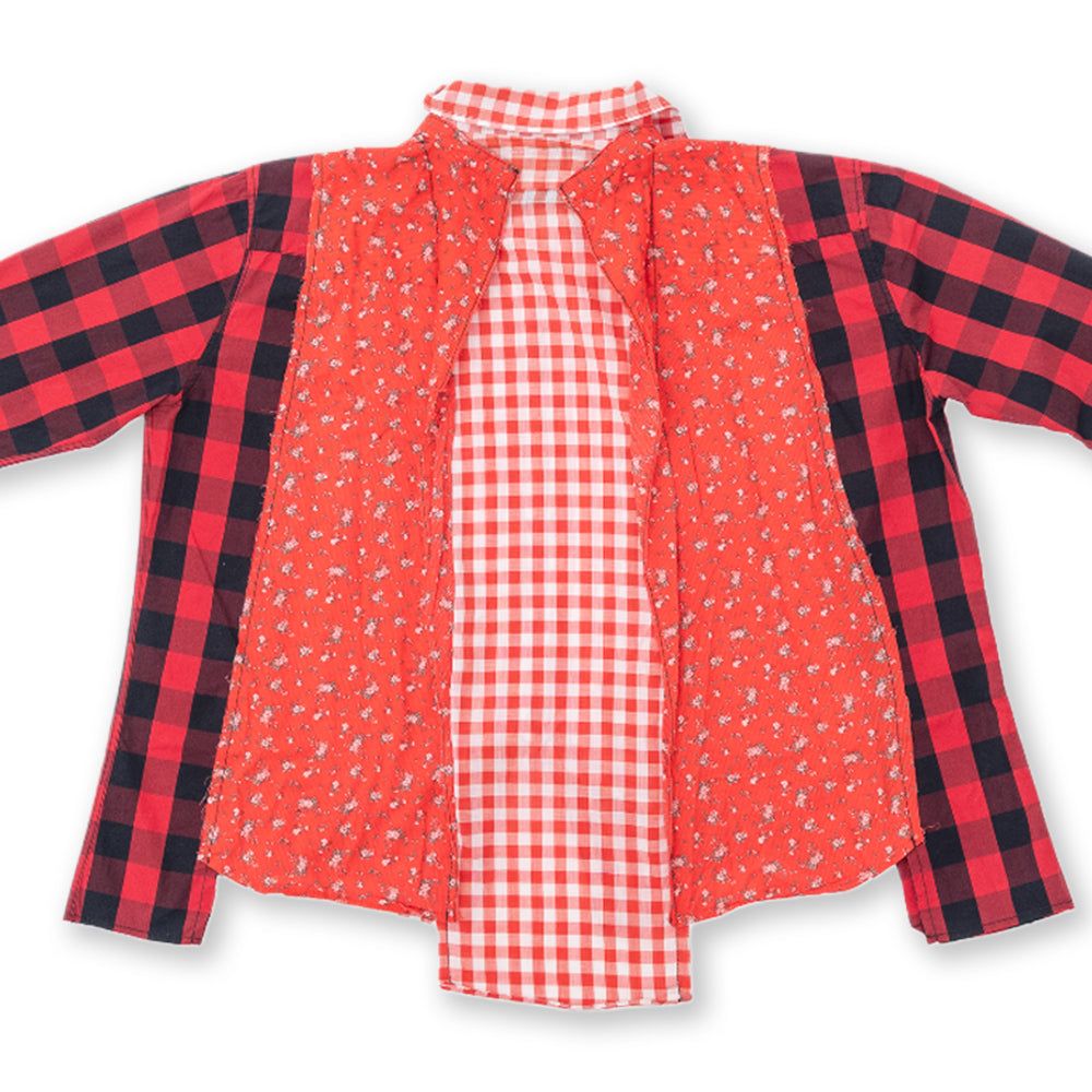 UPCYCLE SHIRT "RED TRIP" TRIO