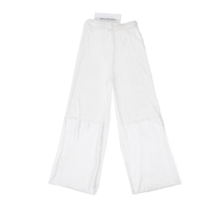 Upcycled "Ethereal Flow" White Pants