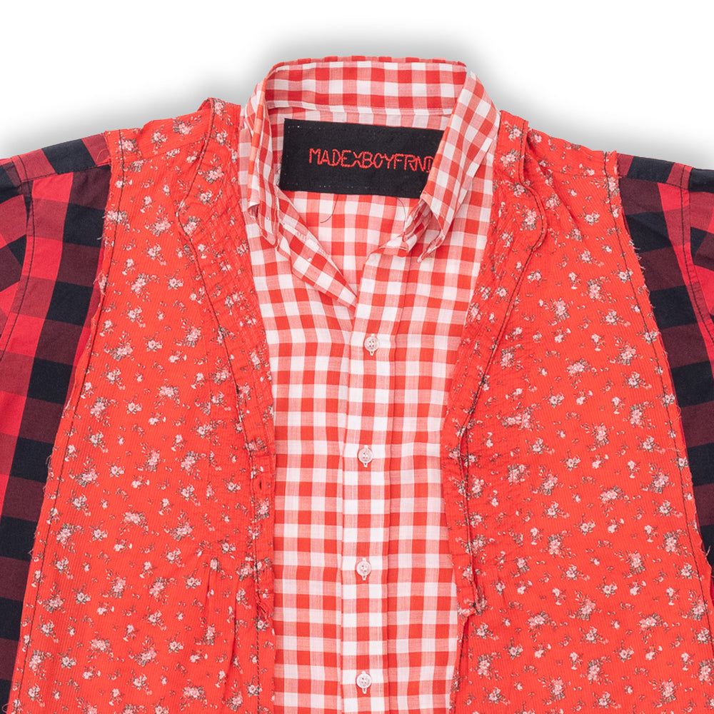 UPCYCLE SHIRT "RED TRIP" TRIO