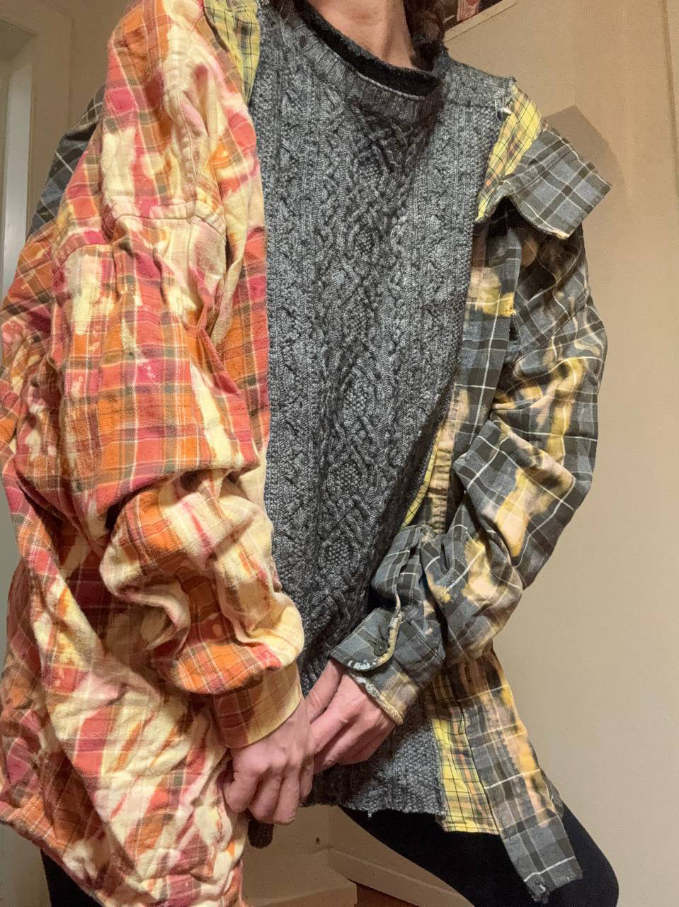 Upcycle sweater "STREET MONSTER"