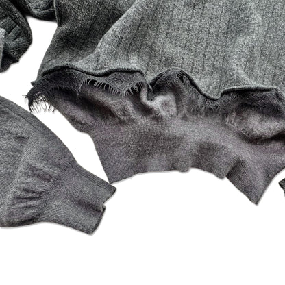 Upcycle sweater "CASHEMERE-CROP-TOP"