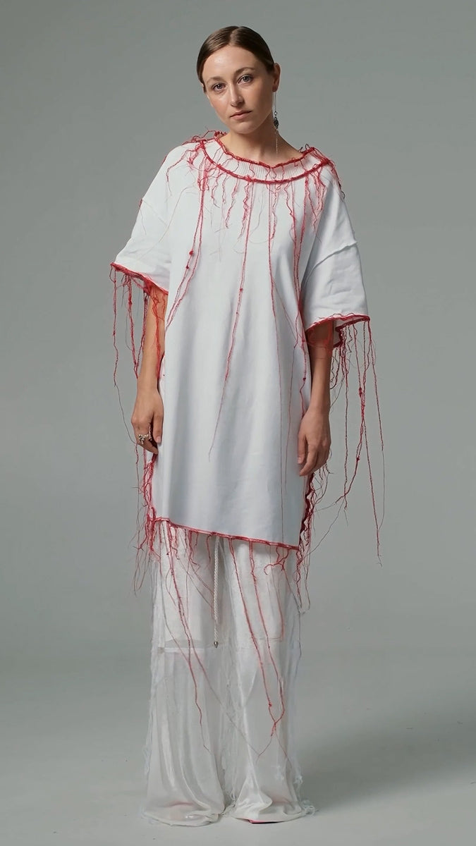 Upcycle Pants "VELOUR’s PEARL"