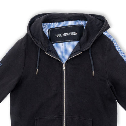 Upcycled "HOODIE X SHIRT"