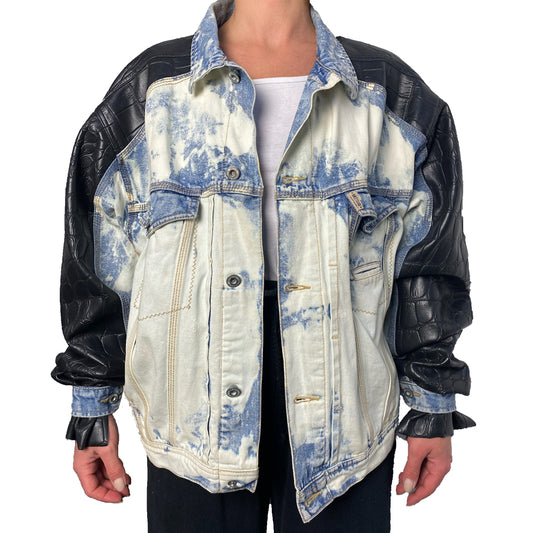 Upcycled Jeans bomber