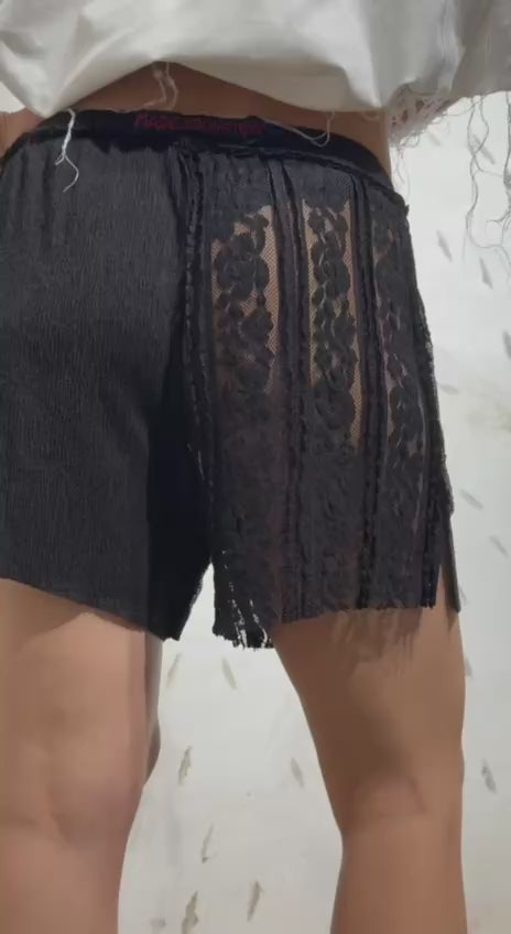 Upcycle shorts "LACE BOXERS"