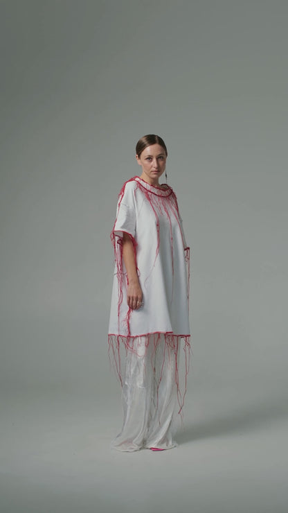 Upcycle T-shirt "MDXB BLOODY RED"