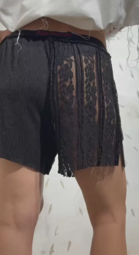 Upcycle shorts "LACE BOXERS"