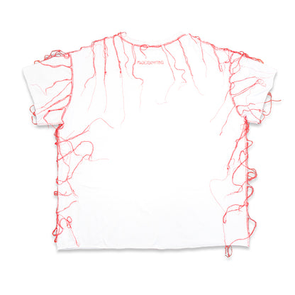 Upcycle T-shirt "MDXB BLOODY" RED
