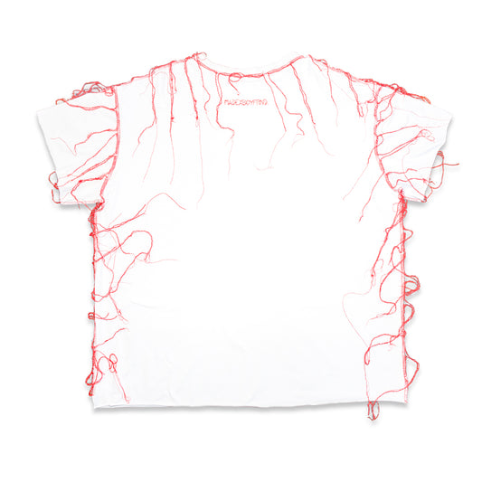 Upcycle T-shirt "MDXB BLOODY" RED