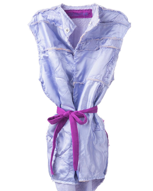 Upcycle vest "BLANKET FLORAL"